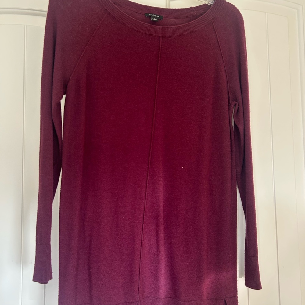 Ann Taylor Burgundy Sweater